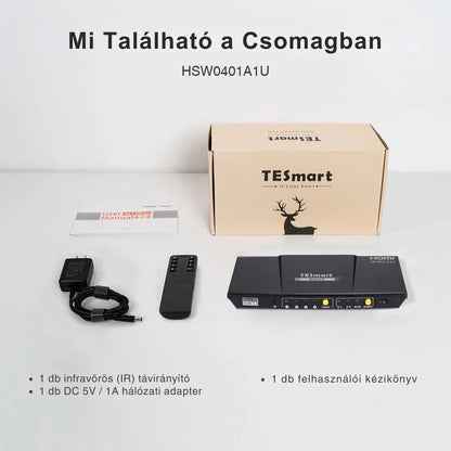 Tesmart HDMI switch 4×1 4K 8. kép