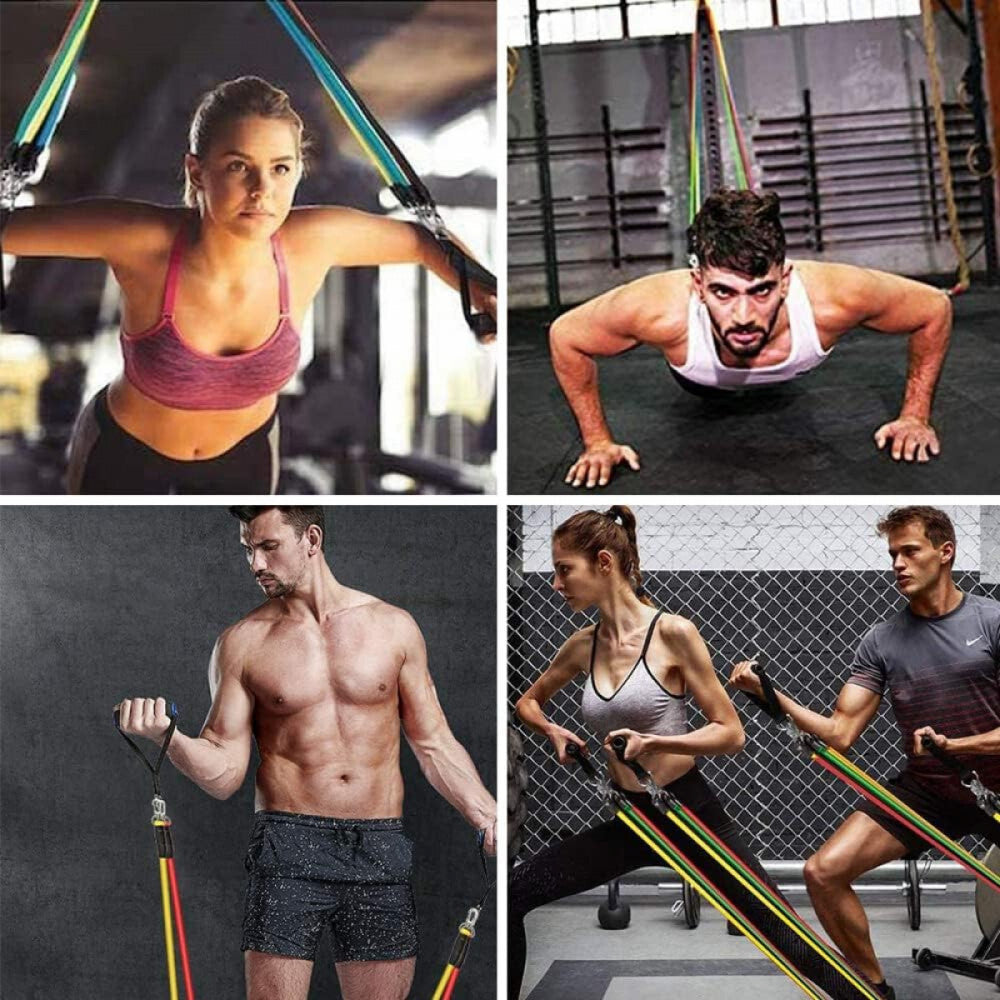 Fitnesz gumikötél készlet 6. kép
