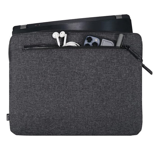 Laptop táska 14 hüvelykes, vízálló, vékony, sötétszürke, Eono