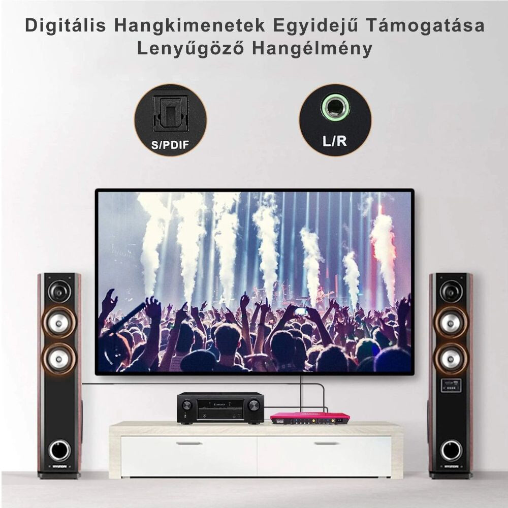 Tesmart HDMI switch 4×1 SPDIF 6. kép