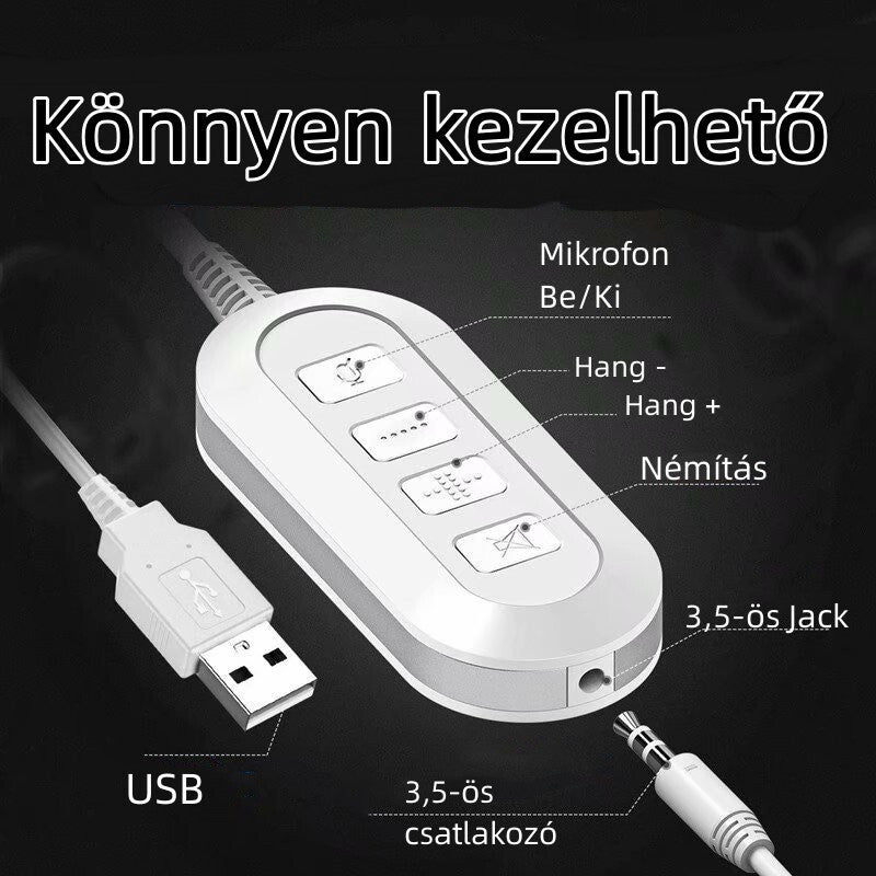 Fehér Mpow gyerek fejhallgató 4. kép