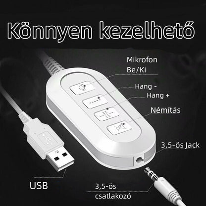 Fehér Mpow gyerek fejhallgató 4. kép