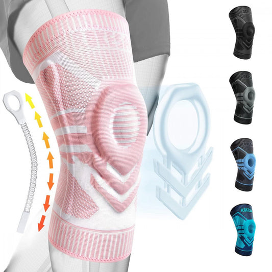 Térdrögzítő patella gélpárnával és oldalsó merevítővel, 2XL