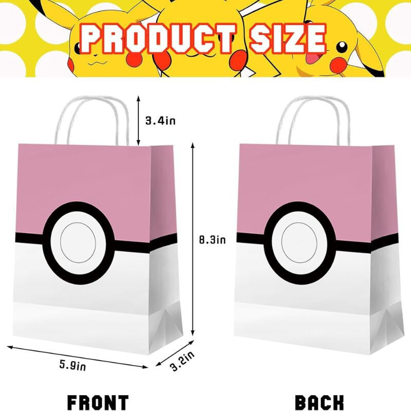 Pokémon labda ajándéktáska más szögből