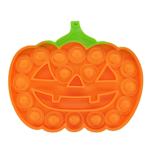 Pop it stresszoldó játék, Halloween tök mintás szilikon