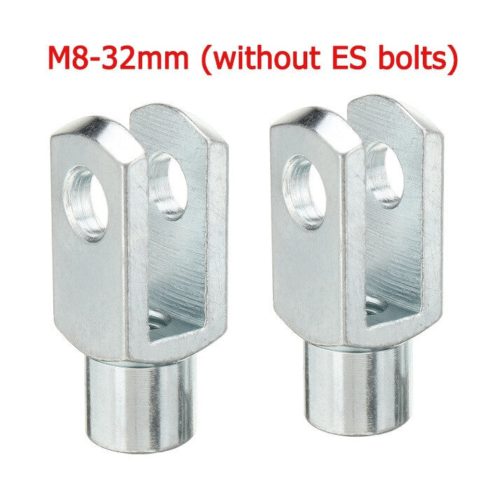 Gázrugó végszerelvény M8 × 32 mm közelről