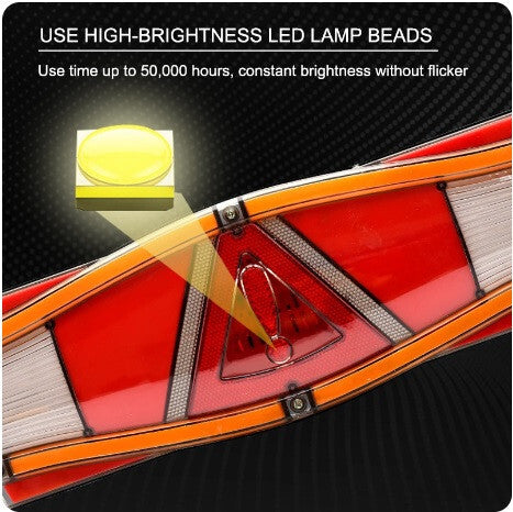 Dinamikus LED hátsó lámpa 24V 3. kép
