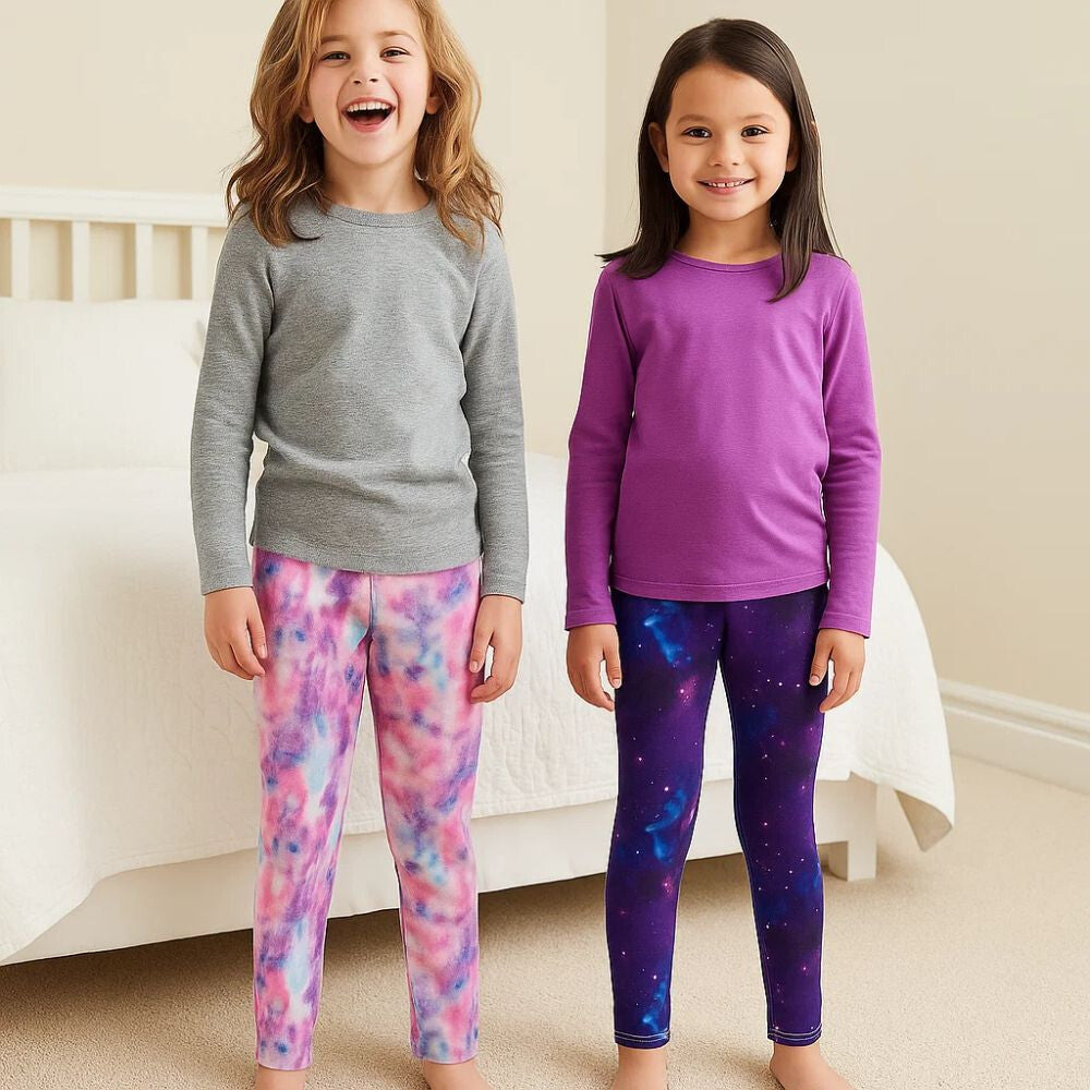 Galaxis mintás gyerek leggings más szögből