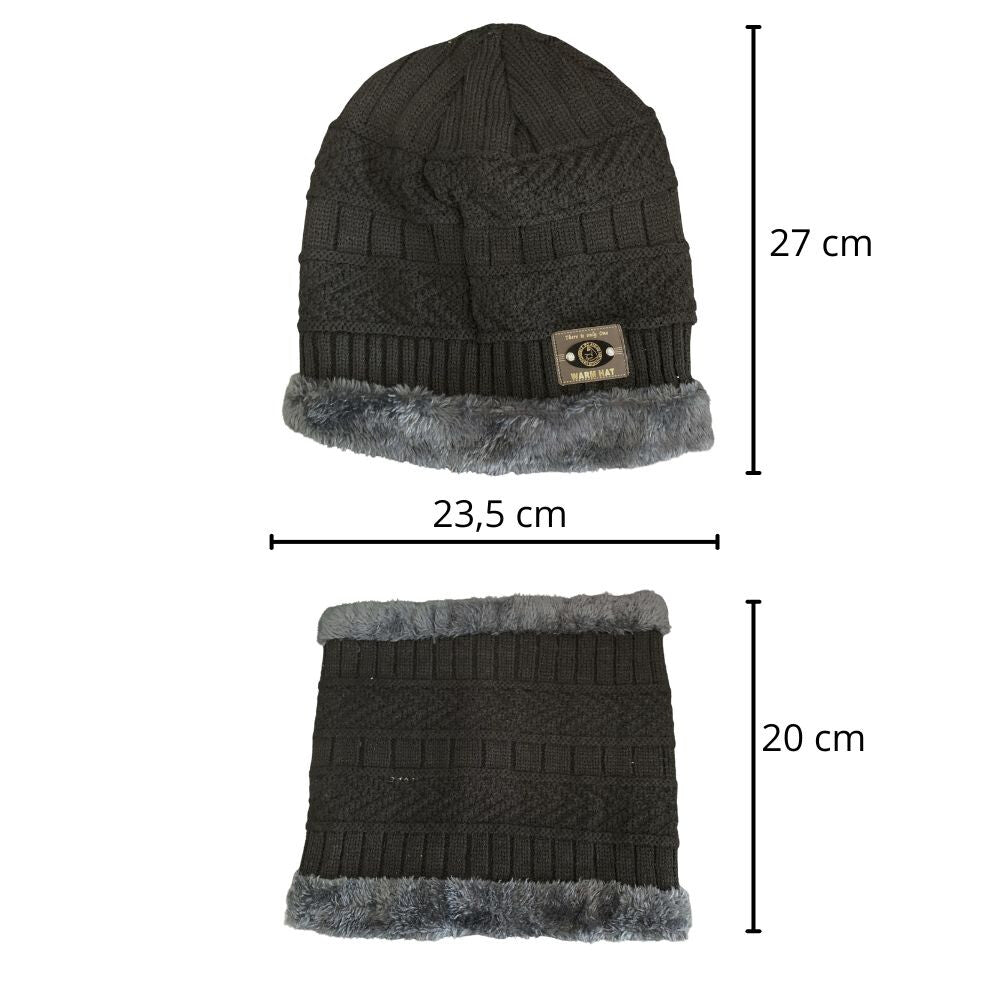Polár sapka és sál szett 5. kép