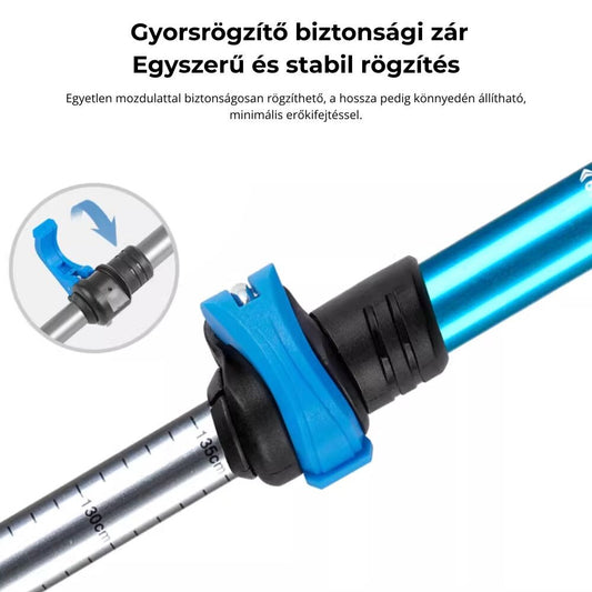 Túrabot alumínium közelről