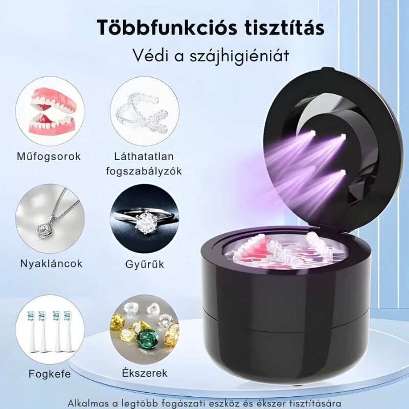 Ultrahangos tisztítógép más szögből