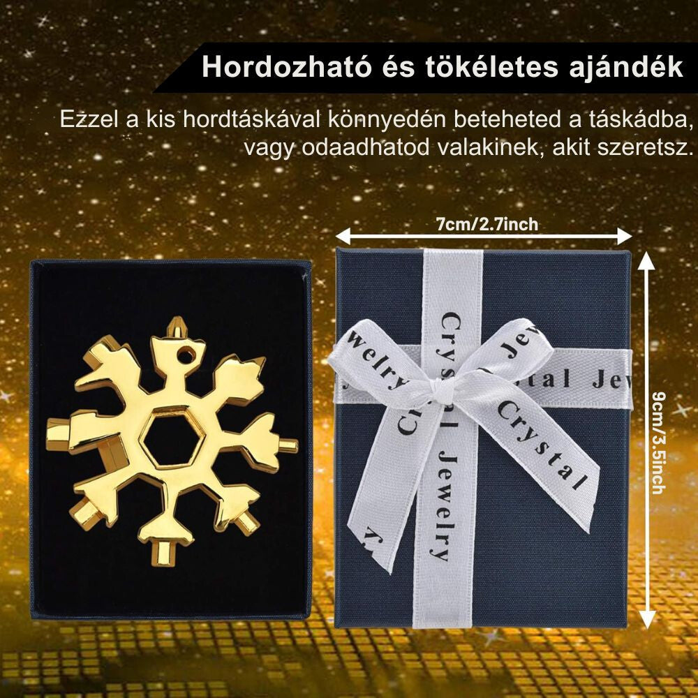 Hópehely multiszerszám kulcstartó 4. kép