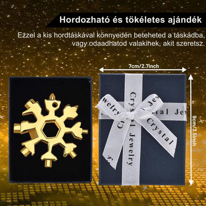 Hópehely multiszerszám kulcstartó 4. kép