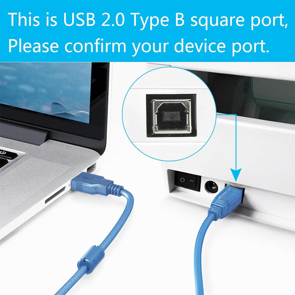 USB-B nyomtatókábel 3 m 5. kép