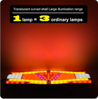 Dinamikus LED hátsó lámpa 24V 5. kép