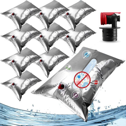 Folyadéktartó tasak, steril, 30 l, 10 db, dupla zárással