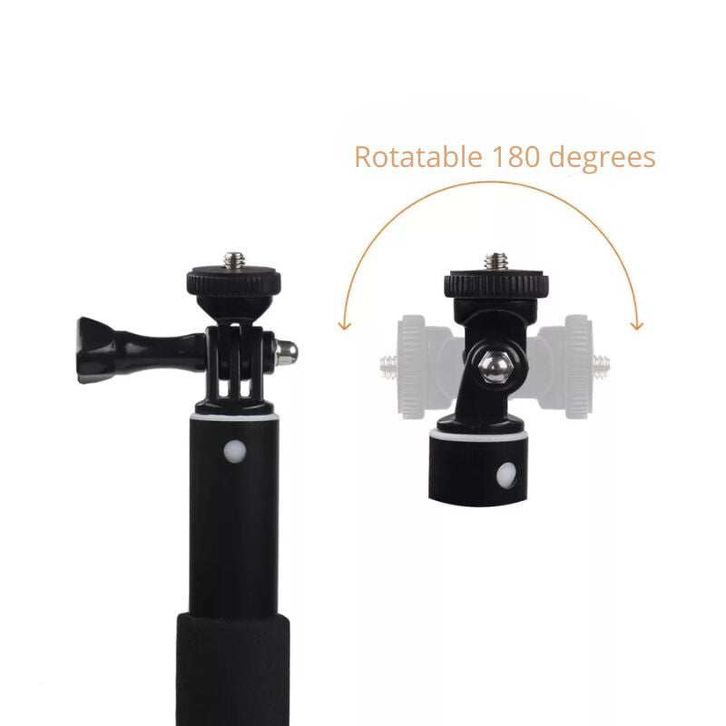 Selfie bot és tripod állvány Bluetooth távkioldóval más szögből
