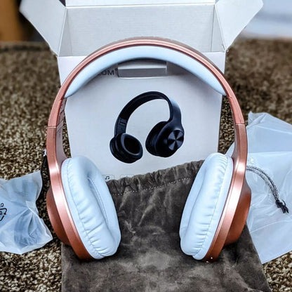 Rose gold Letscom H10 fejhallgató 7. kép