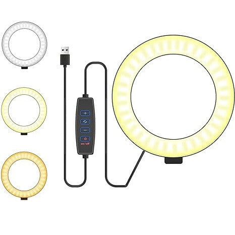Körfény LED lámpa 22 cm, állvány nélkül, asztalra