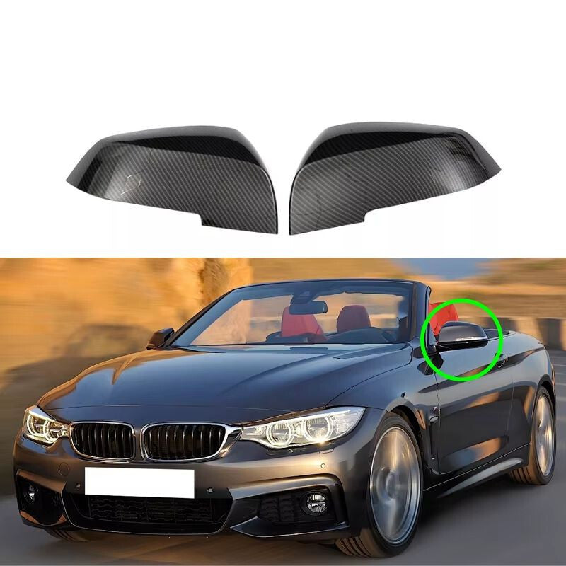 Külső tükörburkolat BMW autókhoz, karbon mintás