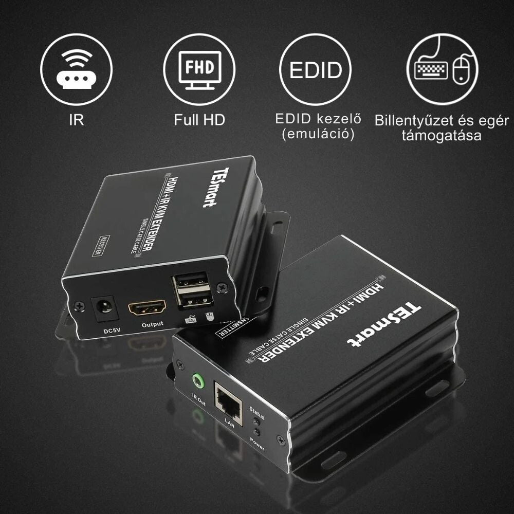 Tesmart HDMI KVM extender 60 m 5. kép