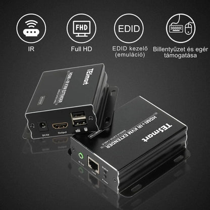 Tesmart HDMI KVM extender 60 m 5. kép