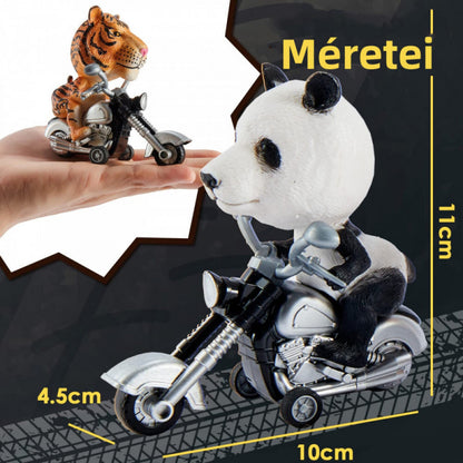 Motoros állatfigurák közelről