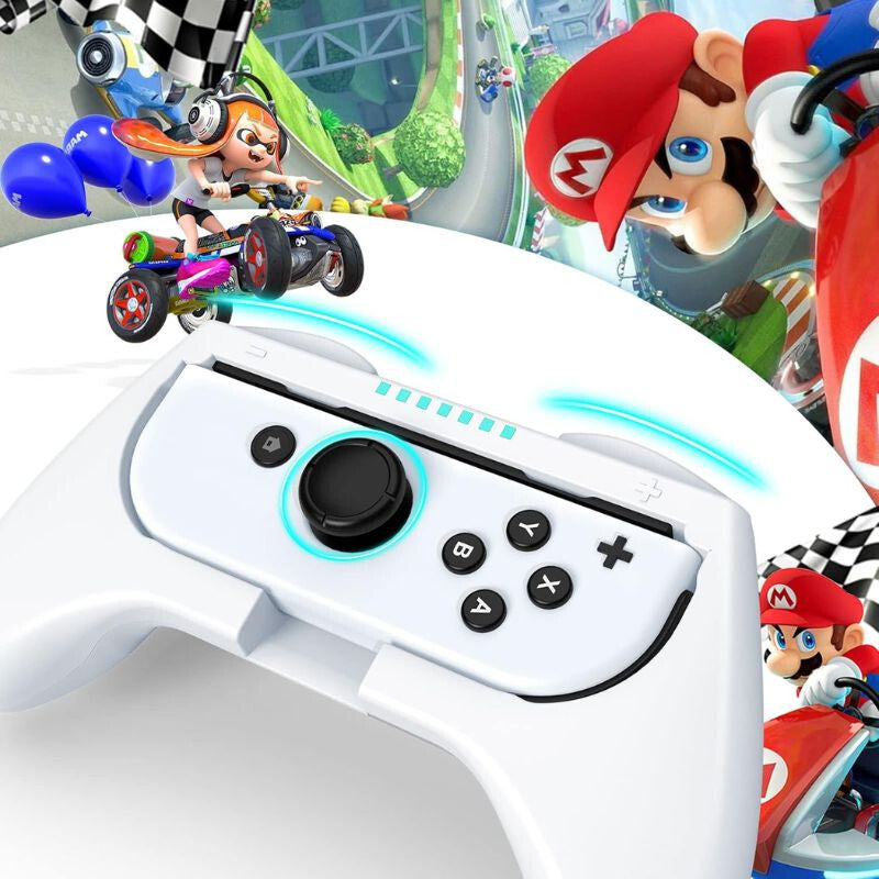 Joy-Con markolat és kormány szett közelről