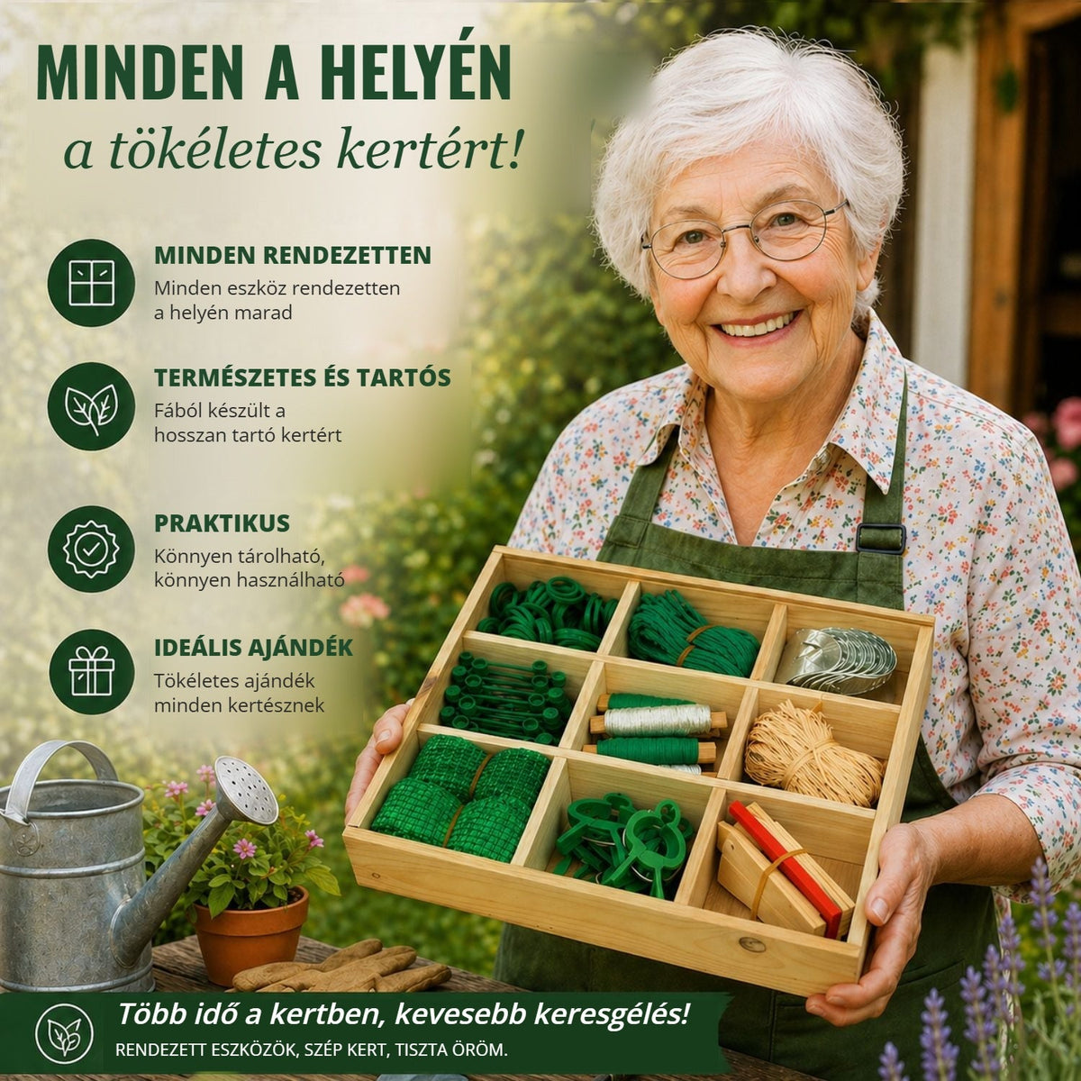 135 részes kertészeti készlet 2. kép