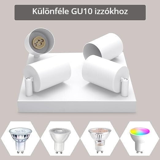 4 irányú mennyezeti spotlámpa 4. kép