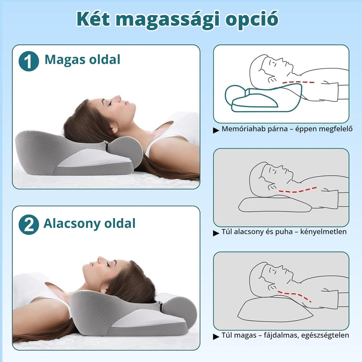 Memóriahabos nyakpárna 4. kép