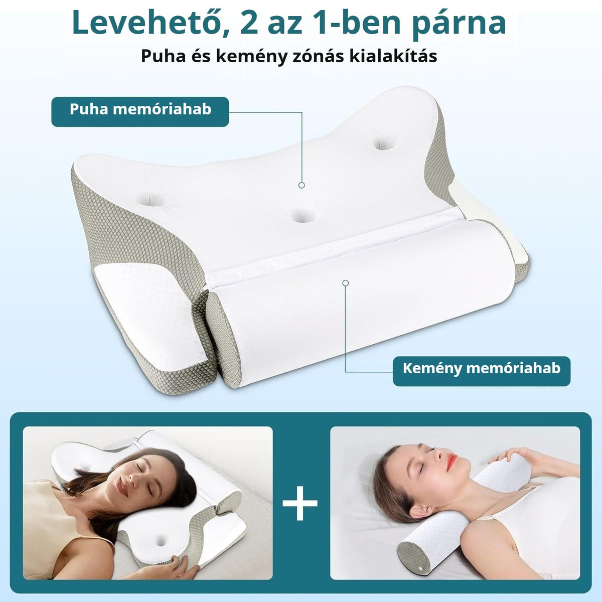 Memóriahabos nyakpárna 6. kép