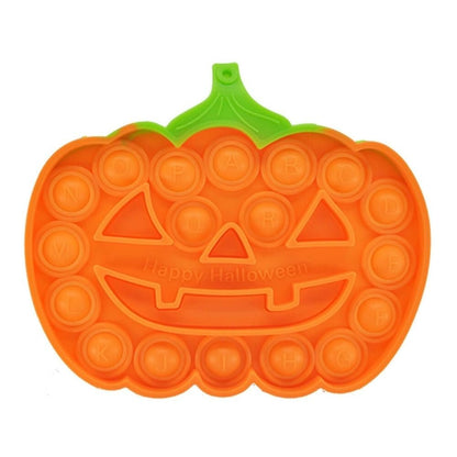 Pop it Halloween tök, nyomkodós stresszoldó játék gyerekeknek, 2 méret