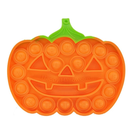 Pop it Halloween tök, nyomkodós stresszoldó játék gyerekeknek, 2 méret