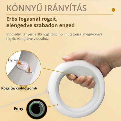 Visszahúzható kutyapóráz közelről