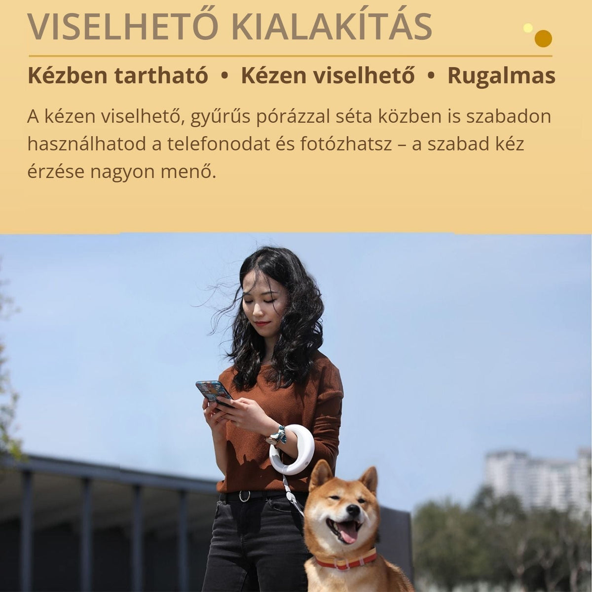 Visszahúzható kutyapóráz 5. kép