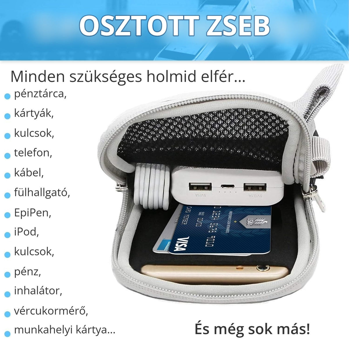 Futó telefontartó karpánt 3. kép