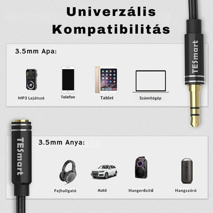 3,5 mm jack hosszabbító kábel 4. kép