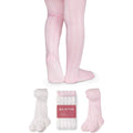White and Pink - 3-6 Months (2 Pairs)