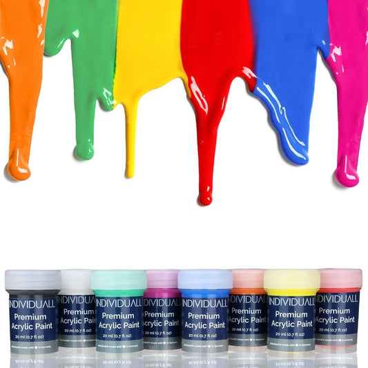 Akrilfesték készlet 8x20 ml, 8 szín, sokféle felületre