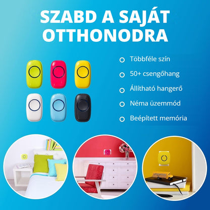 Vezeték nélküli csengő 2 gombbal 6. kép